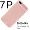 ROCK Battery Case For iPhone 7 6 6S X Power Bank Charing Case For iPhone X 6000 mAh Battery Charger Back Case Cover AExp