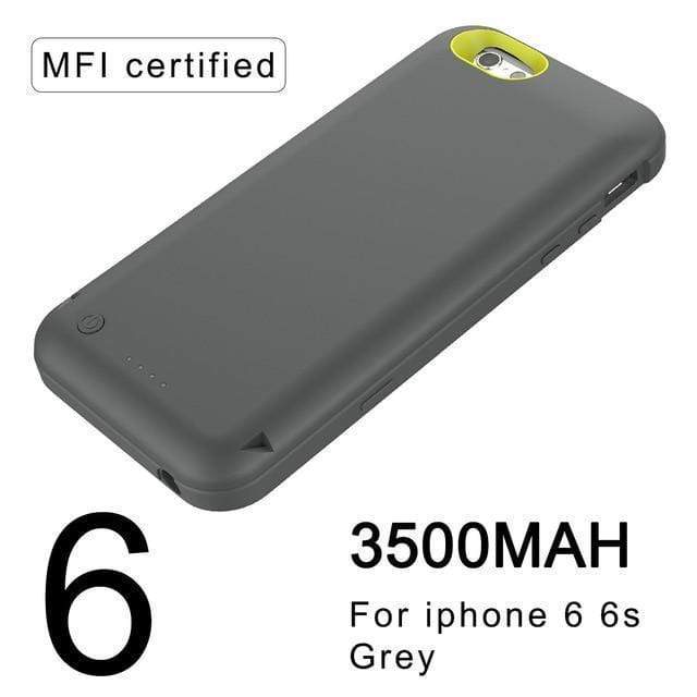 ROCK Battery Case For iPhone 7 6 6S X Power Bank Charing Case For iPhone X 6000 mAh Battery Charger Back Case Cover AExp