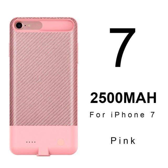 ROCK Battery Case For iPhone 7 6 6S X Power Bank Charing Case For iPhone X 6000 mAh Battery Charger Back Case Cover AExp