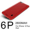 ROCK Battery Case For iPhone 7 6 6S X Power Bank Charing Case For iPhone X 6000 mAh Battery Charger Back Case Cover AExp