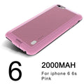 ROCK Battery Case For iPhone 7 6 6S X Power Bank Charing Case For iPhone X 6000 mAh Battery Charger Back Case Cover AExp