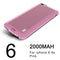 ROCK Battery Case For iPhone 7 6 6S X Power Bank Charing Case For iPhone X 6000 mAh Battery Charger Back Case Cover AExp