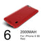 ROCK Battery Case For iPhone 7 6 6S X Power Bank Charing Case For iPhone X 6000 mAh Battery Charger Back Case Cover AExp