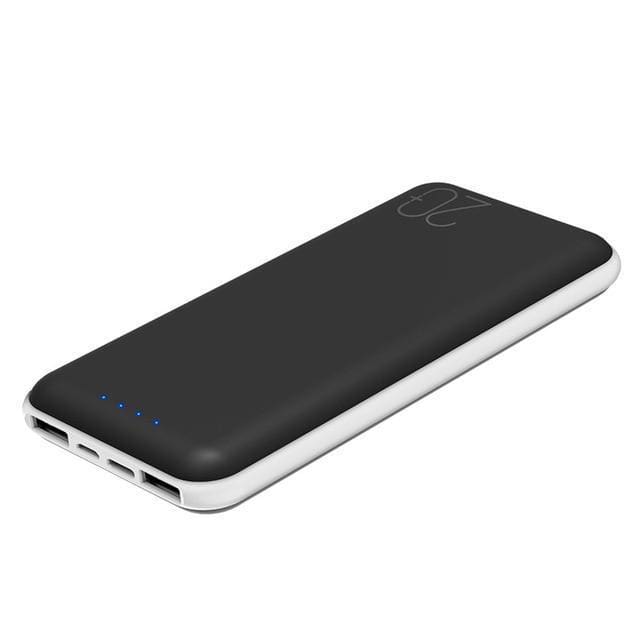 ROCK Power Bank 20000mAh Portable External Battery Charger Dual USB PowerBank for iphone Samsung Xiaomi-China-Black1-JadeMoghul Inc.