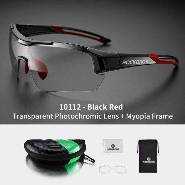 ROCKBROS Photochromic Cycling Glasses Bike Bicycle Glasses Sports Men's Sunglasses MTB Road Cycling Eyewear Protection Goggles JadeMoghul Inc. 