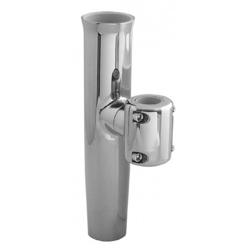 Rod Holders TACO  Stainless Steel Clamp-On Adjustable Rod Holder - 1-1/16" & 1-5/16" O.D. (Pipe), 1-1/4" O.D. (Tube) [F16-2623POL-1] TACO Marine