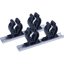 Rod & Reel Storage Sea-Dog Track Rod Holder - 7" Tracks - 4 Rod Clips [325044-1] Sea-Dog