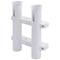 Rod & Reel Storage Sea-Dog Two Pole Side Mount Rod Storage Rack - White [325028-1] Sea-Dog