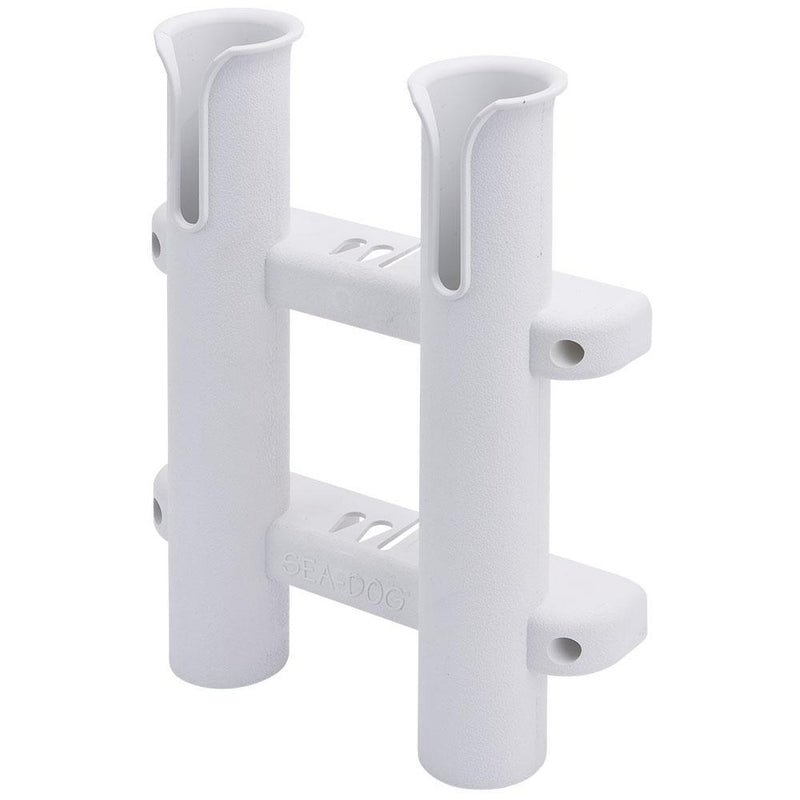 Rod & Reel Storage Sea-Dog Two Pole Side Mount Rod Storage Rack - White [325028-1] Sea-Dog