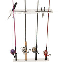 Rod & Reel Storage TACO Deluxe 4-Rod Pontoon Boat Tackle Rack - White [P03-074W] TACO Marine