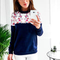 Rogi Floral Print Hoodies Women Pullovers 2018 Spring Harajuku Jumper Thin Sweatshirt Tops Casual O-Neck Tracksuit Plus Size Top JadeMoghul Inc. 