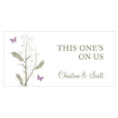 Romantic Butterfly Small Ticket Vintage Pink (Pack of 120)-Reception Stationery-Lavender-JadeMoghul Inc.