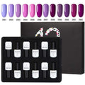ROSALIND Gel Nail Polish Set Acrylic Nail Kit 12PCS/LOT Soak Off Hybrid Lacquer Semi Permanent Gellak Varnish Set For Manicured AExp