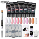 ROSALIND Poly Nail Gel Extension Nail Kit All For Manicure Gel Set Acrylic Solution Water Builder Gel Polish For Nail Art Design AExp