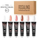 ROSALIND Poly Nail Gel Extension Nail Kit All For Manicure Gel Set Acrylic Solution Water Builder Gel Polish For Nail Art Design AExp
