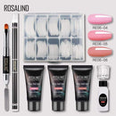 ROSALIND Poly Nail Gel Extension Nail Kit All For Manicure Gel Set Acrylic Solution Water Builder Gel Polish For Nail Art Design AExp