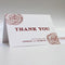 Rose Thank You Card Plum (Pack of 1)-Weddingstar-Saffron Yellow-JadeMoghul Inc.