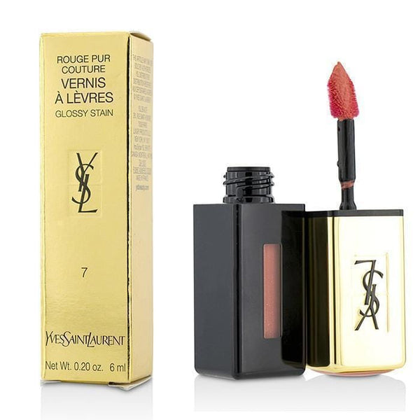 Rouge Pur Couture Vernis a Levres Glossy Stain - # 7 Corail Aquatique - 6ml-0.2oz-Make Up-JadeMoghul Inc.