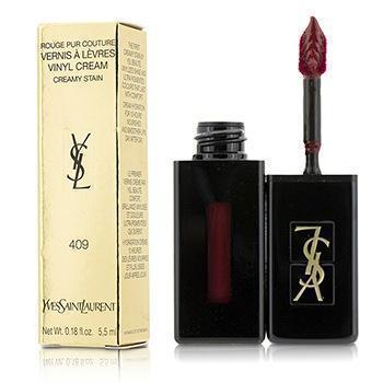 Rouge Pur Couture Vernis A Levres Vinyl Cream Creamy Stain - # 409 Burgundy Vibes - 5.5ml-0.18oz-Make Up-JadeMoghul Inc.