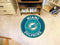Roundel Mat Round Outdoor Rugs NFL Miami Dolphins Roundel Mat 27" diameter FANMATS