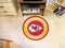 Roundel Mat Round Rugs For Sale NFL Kansas City Chiefs Roundel Mat 27" diameter FANMATS