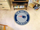 Roundel Mat Round Rugs NFL New England Patriots Roundel Mat 27" diameter FANMATS