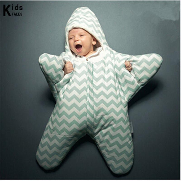 RP-057 2017 hot sale baby sleeping bag baby sleeping bag starfish winter newborn prams bed swaddle blanket wrap cartoon bedding AExp