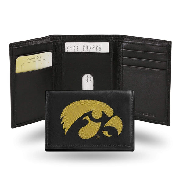 RTR Tri-Fold (Embroidered) Best Wallet University Of Iowa Embroidery Trifold RICO