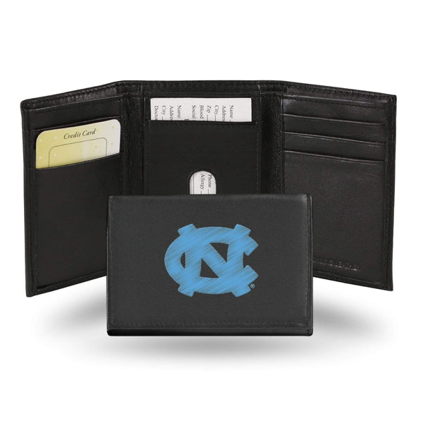 RTR Tri-Fold (Embroidered) Men's Trifold Wallet North Carolina Embroidered Trifold RICO