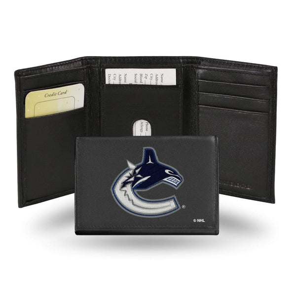 RTR Tri-Fold (Embroidered) Trifold Wallet Vancouver Canucks Embroidered Trifold RICO