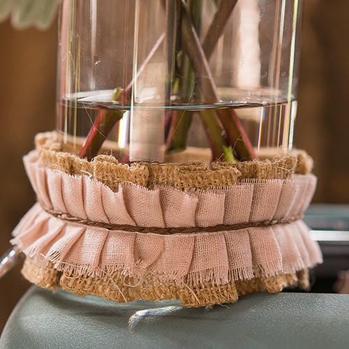 Ruffled Jute Ribbon Trim (Pack of 1)-Favor-JadeMoghul Inc.