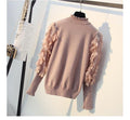 Ruffled Sleeves Designer Inspired Sweater