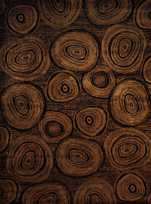 Rugs Accent Rugs 22" x 26" x 0.4" Lodge Polypropylene Accent Rug 6669 HomeRoots