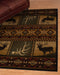 Rugs Accent Rugs - 22" x 26" x 0.4" Lodge Polypropylene Accent Rug HomeRoots