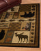 Rugs Accent Rugs - 22" x 26" x 0.4" Montage Polypropylene Lodge Accent Rug HomeRoots