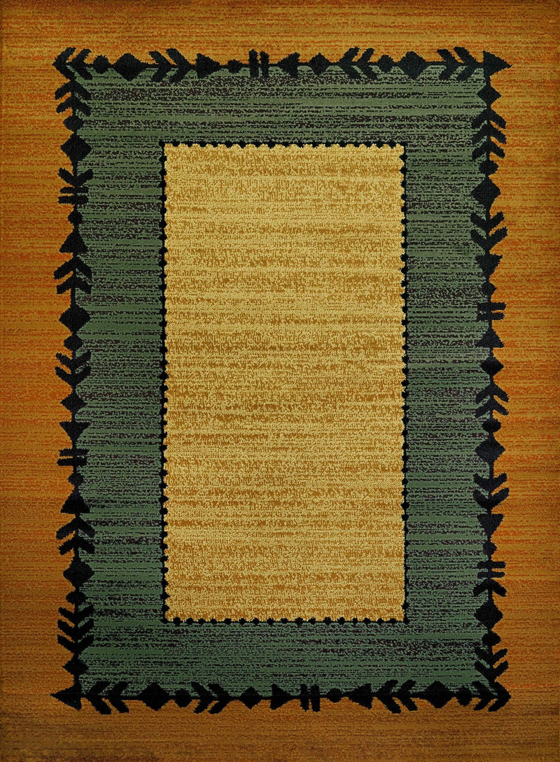 Rugs Accent Rugs 22" x 26" x 0.4" Multi Polypropylene Accent Rug 6645 HomeRoots