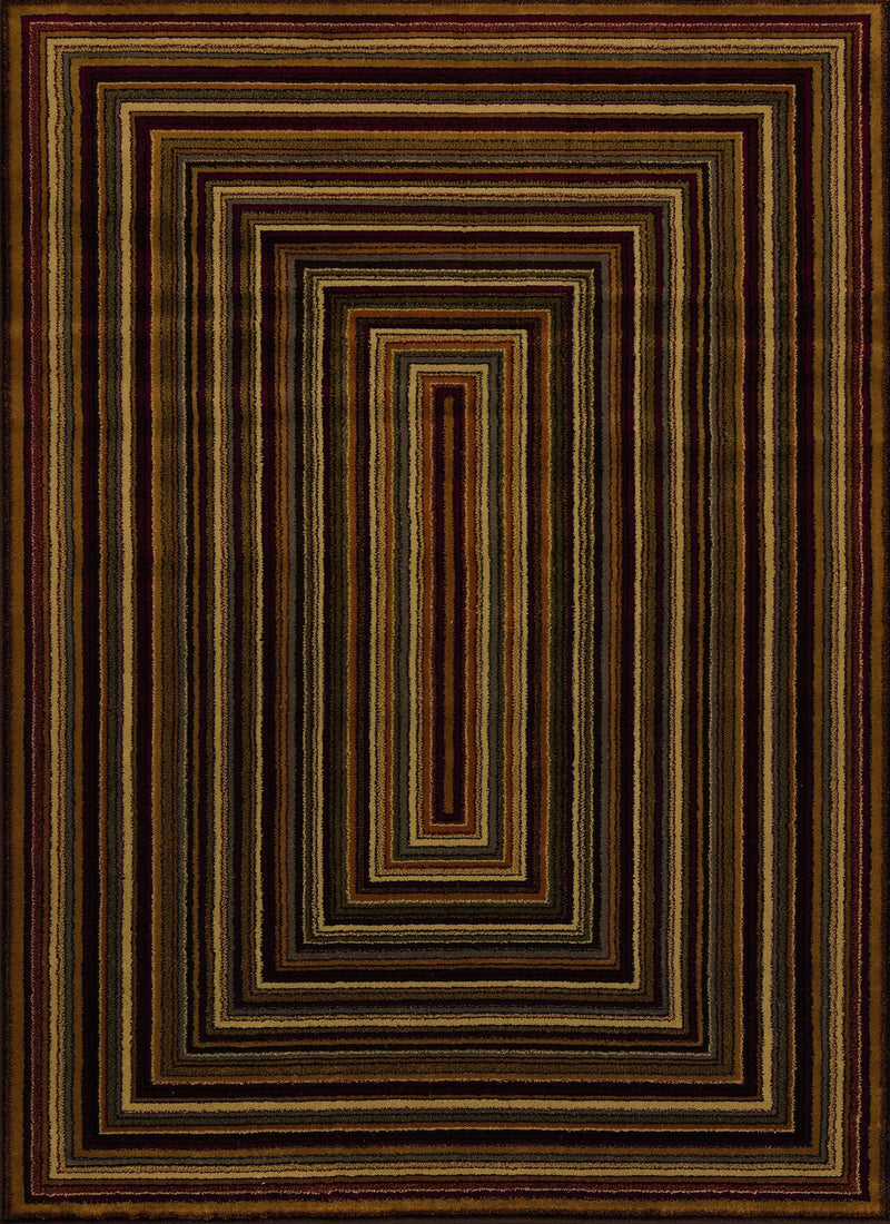 Rugs Accent Rugs - 22" x 26" x 0.4" Multi Polypropylene Accent Rug HomeRoots
