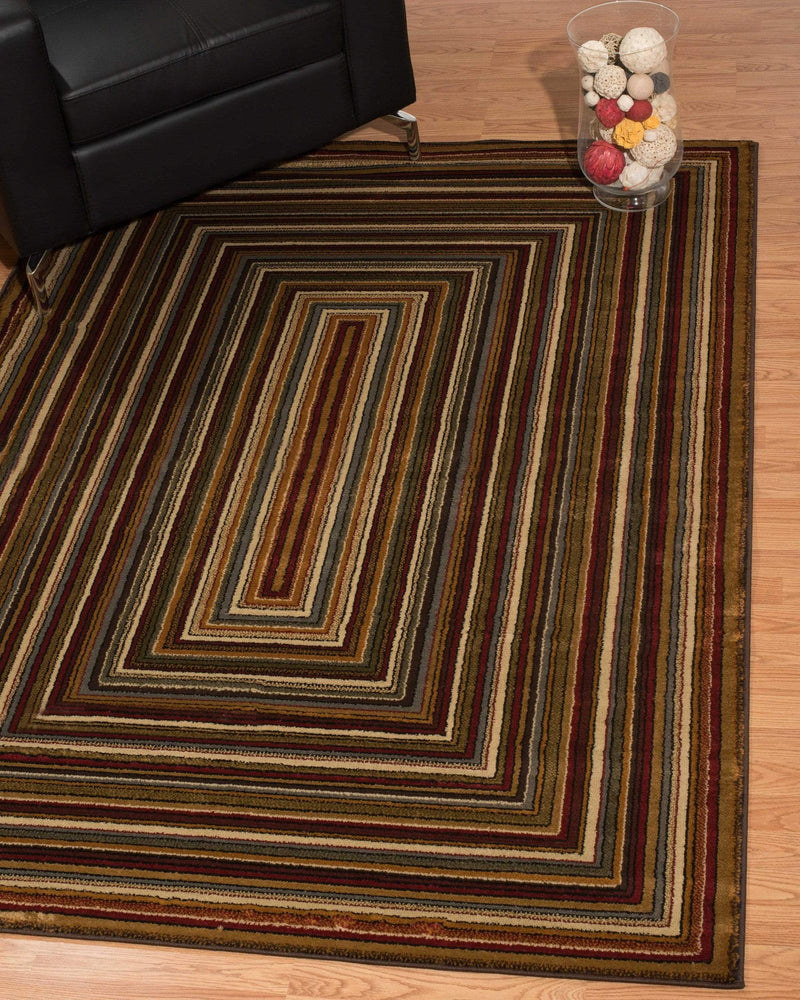 Rugs Accent Rugs - 22" x 26" x 0.4" Multi Polypropylene Accent Rug HomeRoots