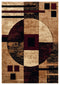 Rugs Accent Rugs 22" x 32" x 0.5" Burgundy Olefin/Polypropylene Accent Rug 7183 HomeRoots