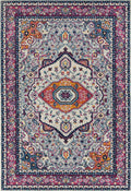 Rugs Accent Rugs 22" x 36" x 0.35" Magenta Olefin/Frieze Accent Rug 6507 HomeRoots