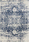 Rugs Accent Rugs 22" x 36" x 0.35" Midnight Blue Olefin/Frieze Accent Rug 6402 HomeRoots