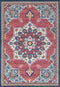 Rugs Accent Rugs 22" x 36" x 0.35" Midnight Blue Olefin/Frieze Accent Rug 6437 HomeRoots