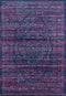 Rugs Accent Rugs - 22" x 36" x 0.35" Midnight Blue Olefin/Frieze Accent Rug HomeRoots