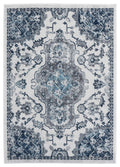 Rugs Accent Rugs - 22" x 36" x 0.4" Ivory Olefin Accent Rug HomeRoots