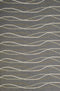 Rugs Accent Rugs 22" x 36" x 0.47" Charcoal Olefin Accent Rug 6870 HomeRoots