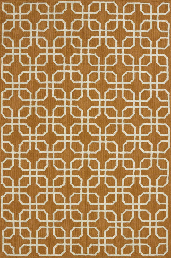 Rugs Accent Rugs - 22" x 36" x 0.47" Cinnamon Olefin Accent Rug HomeRoots