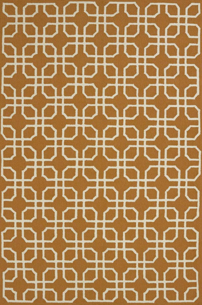Rugs Accent Rugs - 22" x 36" x 0.47" Cinnamon Olefin Accent Rug HomeRoots