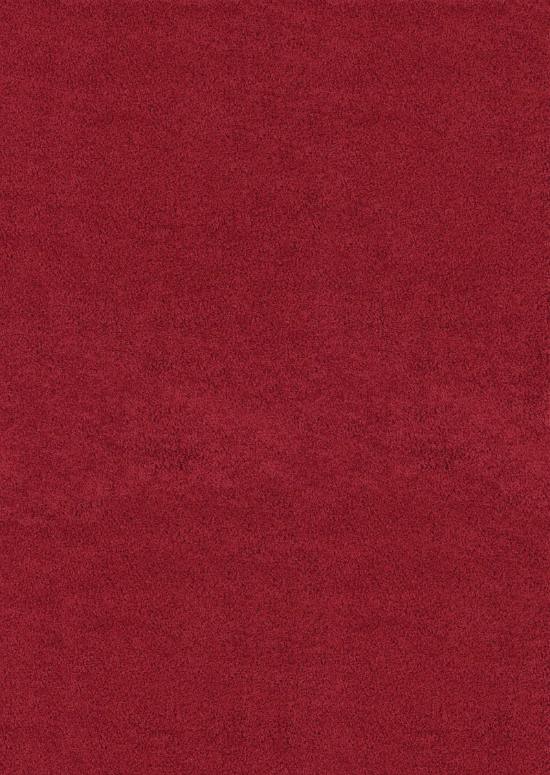 Rugs Accent Rugs - 47" x 6 x 1.2" Crimson Olefin Accent Rug HomeRoots
