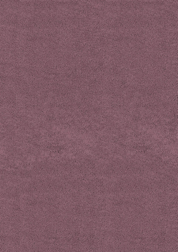 Rugs Accent Rugs - 47" x 6 x 1.2" Plum Olefin Accent Rug HomeRoots
