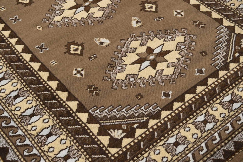 Rugs Affordable Rugs - 23" x 39" x 0.31" Ash Beige Polypropylene Accent Rug HomeRoots